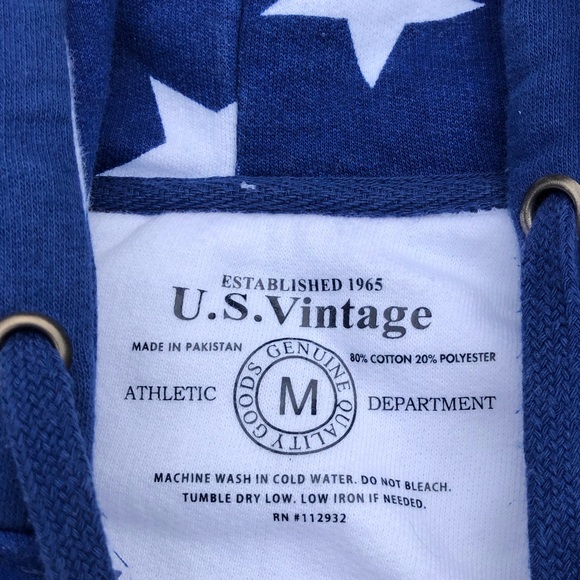 -SOLD-American Flag Hoodie - Picture 5 of 5